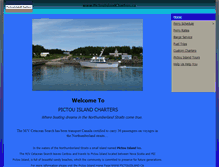 Tablet Screenshot of pictouislandcharters.ca